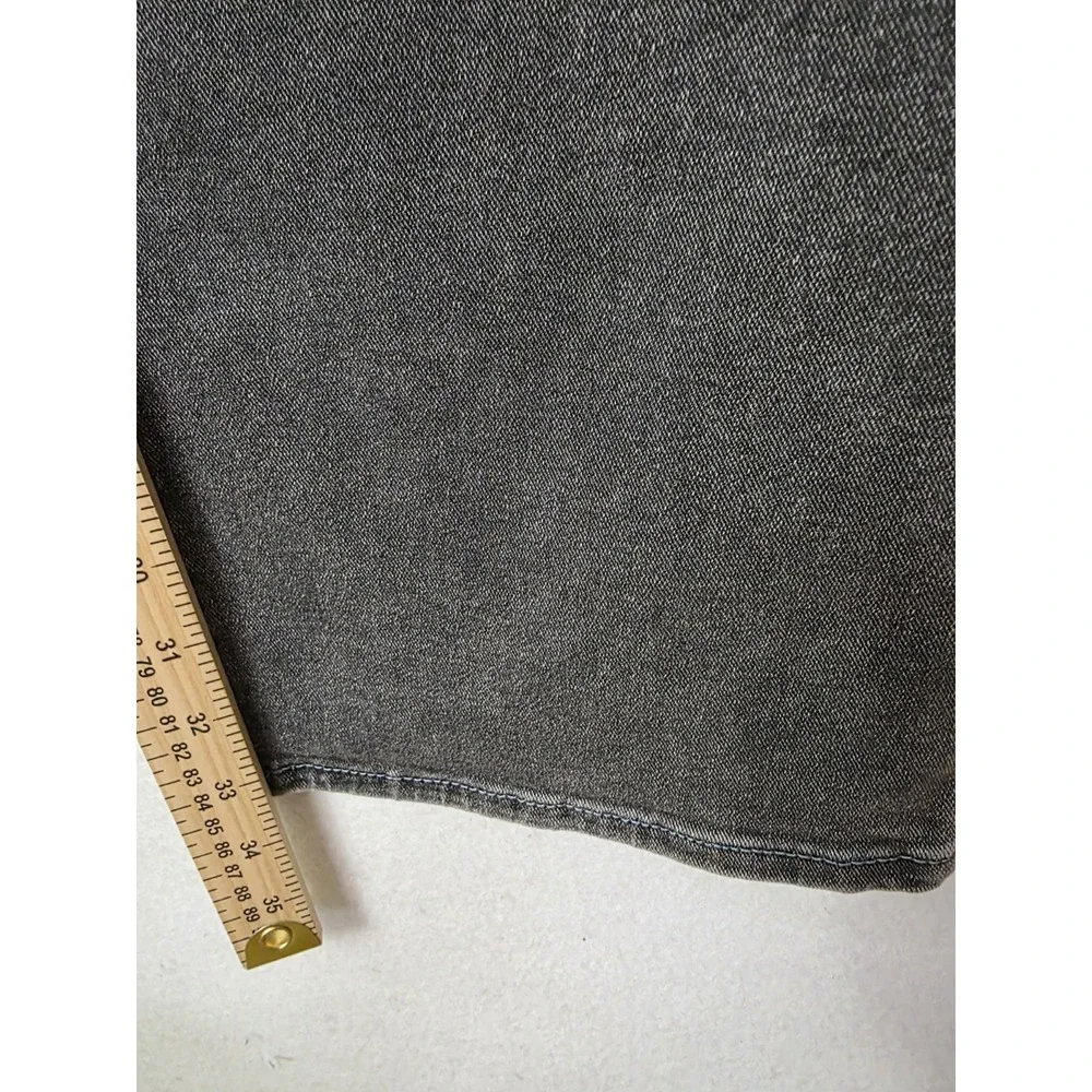 True Religion Men's Ricky SN Flap Straight Jeans in a grey phantom wash 40x34